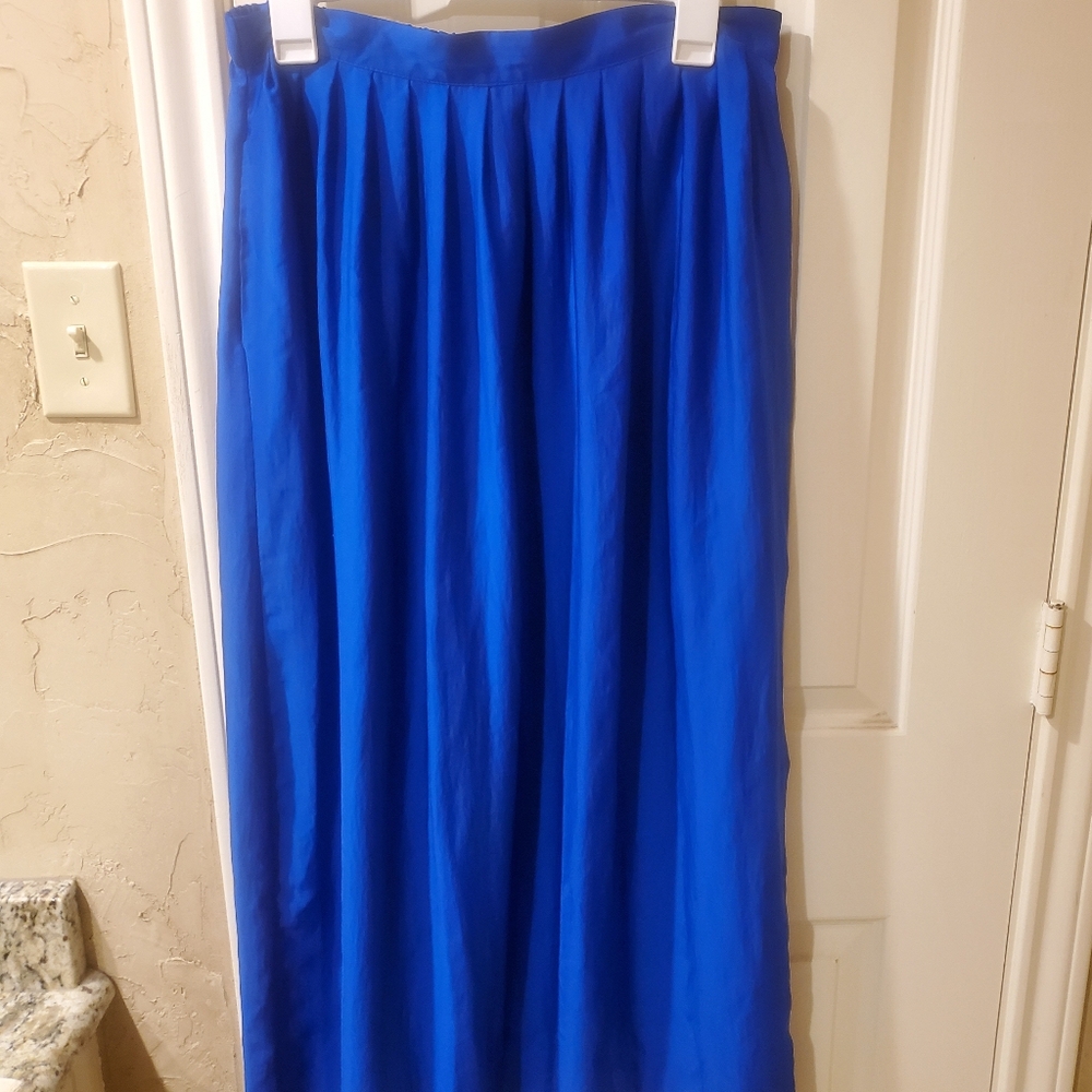 Vibrant Blue Long Skirt